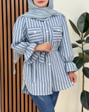 فری سایز مناسب 38تا48 📏راهنمای سایز👇👇👇 دورسینه116cm_دورباسن 120_دوربازو48cm_قدآستین56cm_قدجلو 80cm_قد پشت 86cm