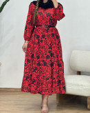 پیراهن طرحدار یلدایی