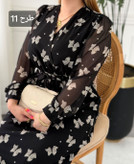 پیراهن بلند حریر آستر دار